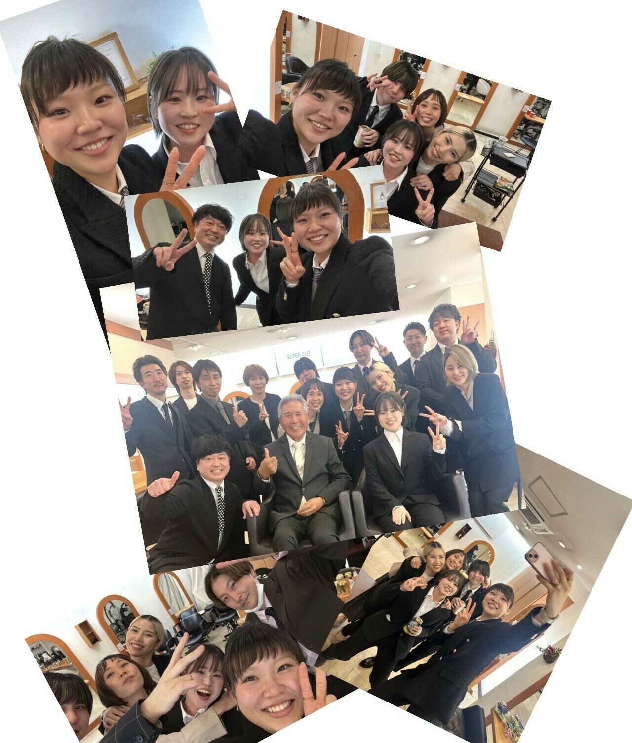 2025年入社式　新しいスタッフが加わり楽しい時間を過ごしました。奈良出身5名になりました！